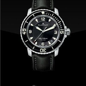 Fifty Fathoms Black Men's Watch
